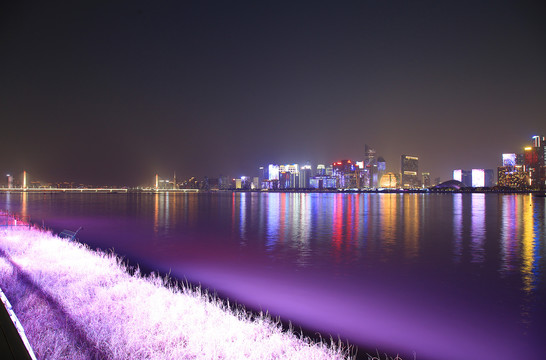 杭州钱江新城夜景