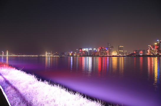 杭州钱江新城夜景