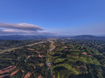 航拍粤北山区