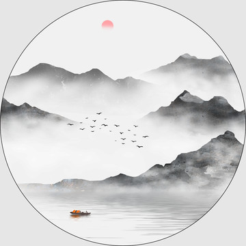 新中式水墨畫