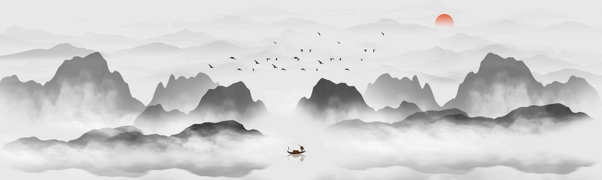 巨幅山水畫
