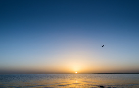 青海湖日出