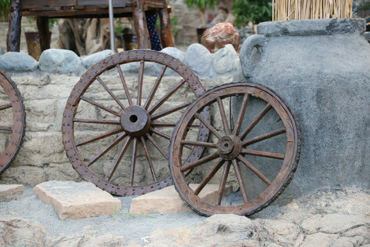 古代木制车轮