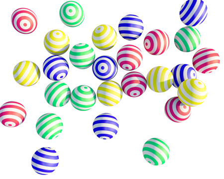 颜色各异的彩球