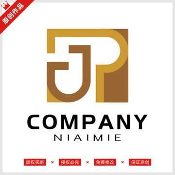 字母JP标志LOGO