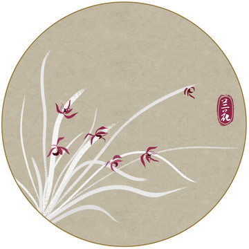 手繪蘭花