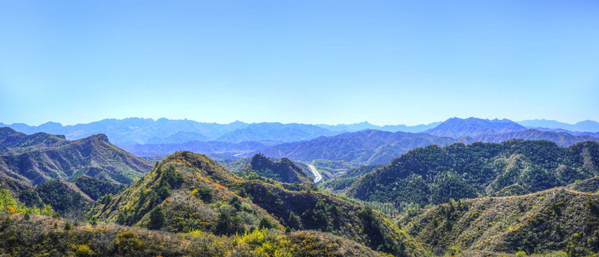 燕山山脉全景大画幅