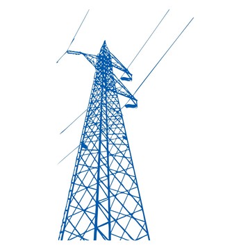 电力铁塔矢量图