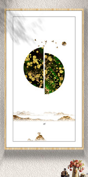 彩色水墨畫(huà)