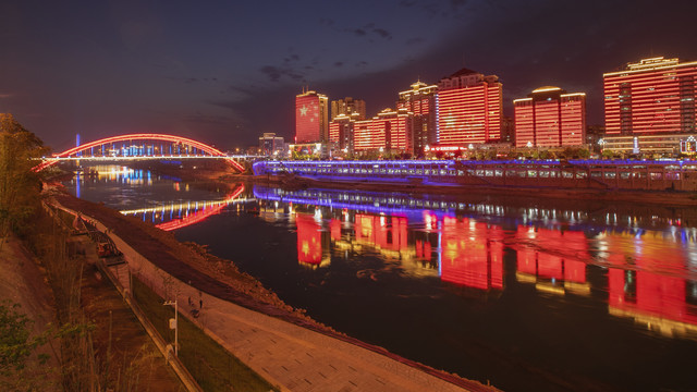 宜宾城市夜景