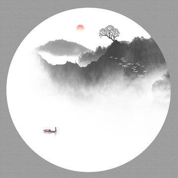 圓形畫裝飾畫