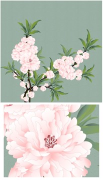 手繪花卉