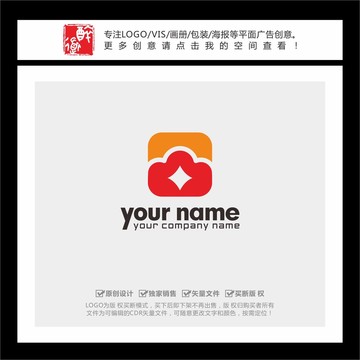 古钱币云投资金融理财LOGO