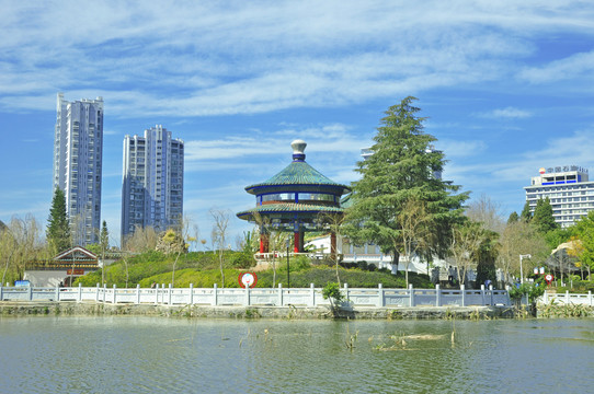 龙江公园景色