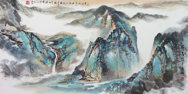 春風(fēng)綠雪山