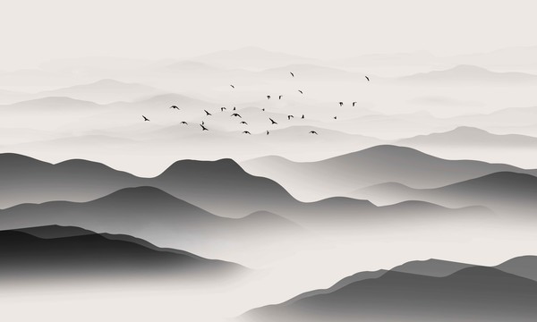 水墨山水畫