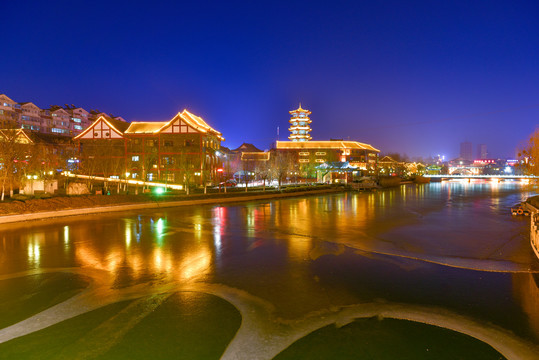 青州古城夜景