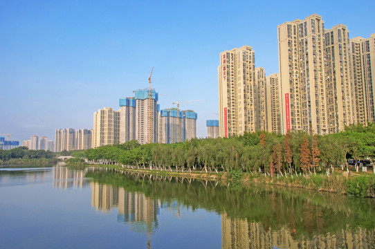 晉江城市樓市景象