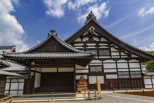 日本京都金阁鹿苑寺库里正面