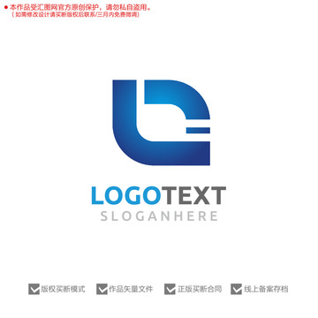 L字母標(biāo)志logo