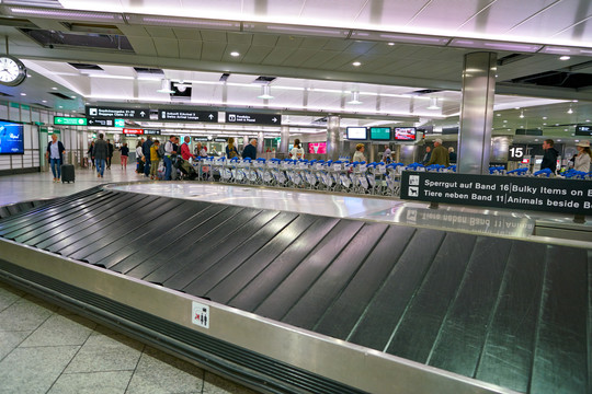 苏黎世国际机场机场行李传送带