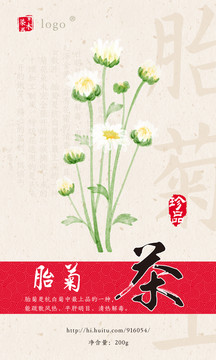 手繪胎菊