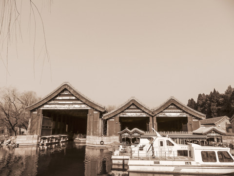 頤和園塢式建筑物