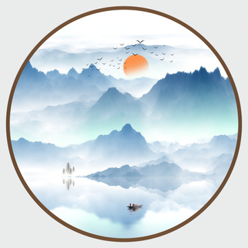 新中式水墨抽象畫