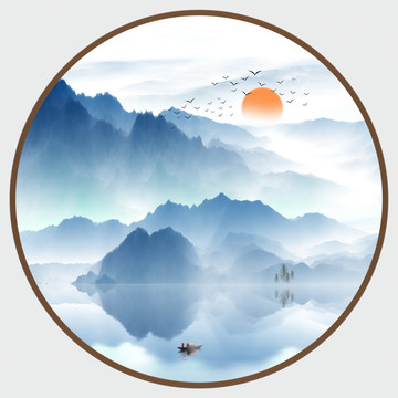 新中式水墨抽象畫