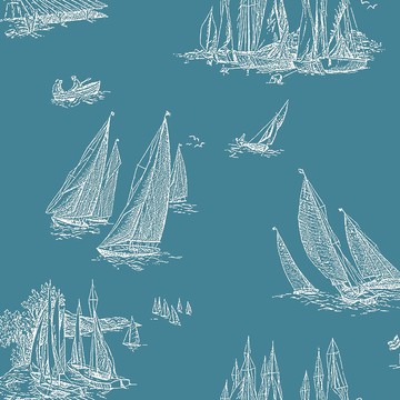 儿童帆船图案