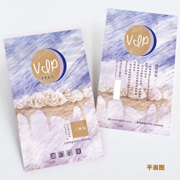 創(chuàng)意點心糕心蛋糕會員卡