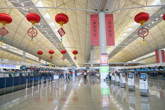 香港国际机场办理登机区域