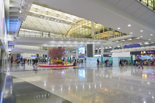 国际机场机场大厅