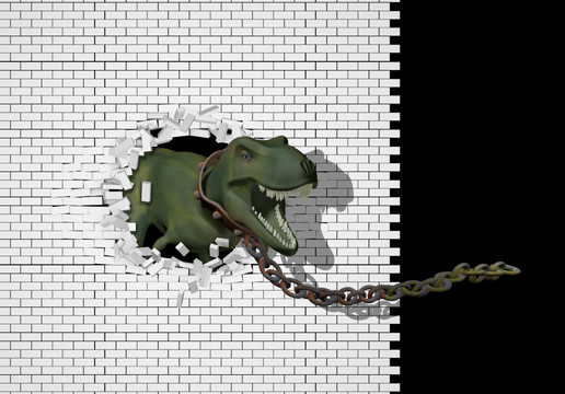 3D恐龍互動立體畫