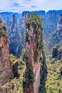 袁家界悬浮山