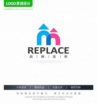 N字母logo兒童樂園logo
