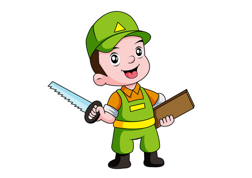 裝修工卡通設(shè)計(jì)