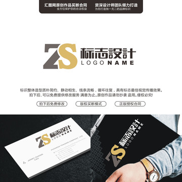 字母ZS原創(chuàng)手繪標(biāo)志
