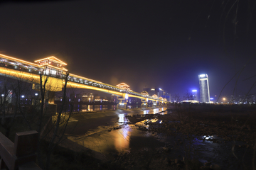 宝鸡夜景