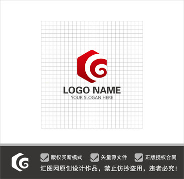 G字母LOGO設(shè)計(jì)