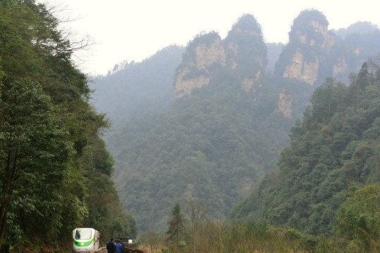 武陵源十里画廊山谷风光