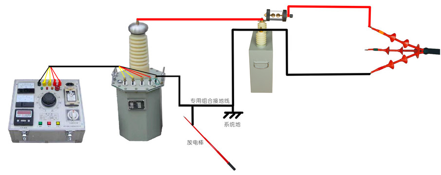 高壓電力試驗(yàn)接線圖