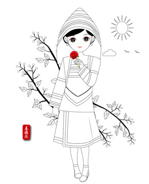 56個(gè)民族基諾族