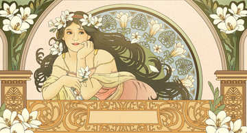 慕夏風(fēng)格女神