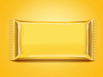 黄色铝箔包装设计