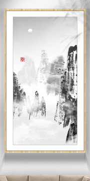 水墨群山