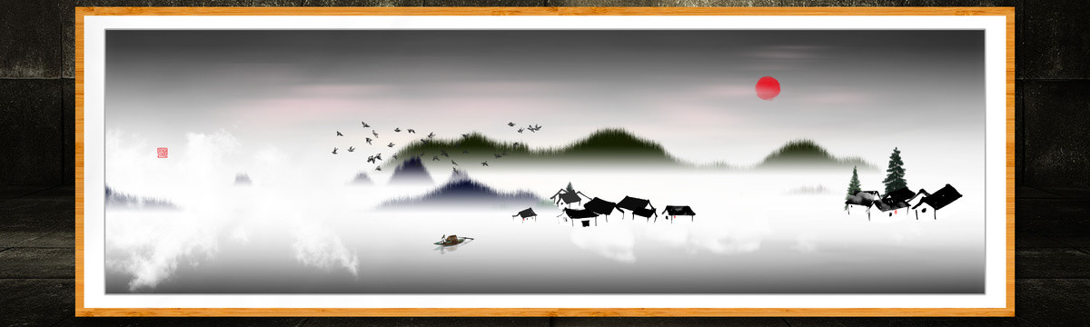 云霧山水