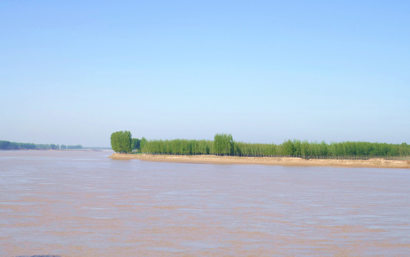 黄河水面济南段