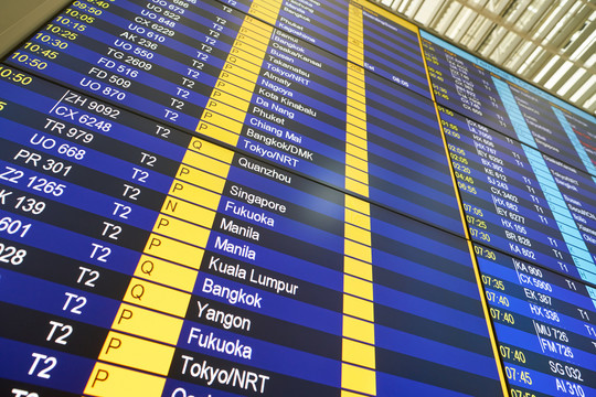 机场航班信息显示屏