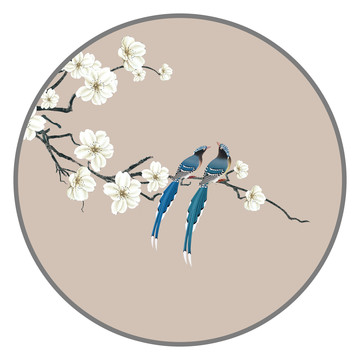 新中式花鳥畫